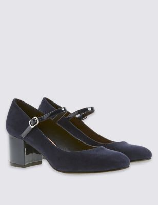 Mid Buckle Dolly Court Shoes with Insolia&reg;